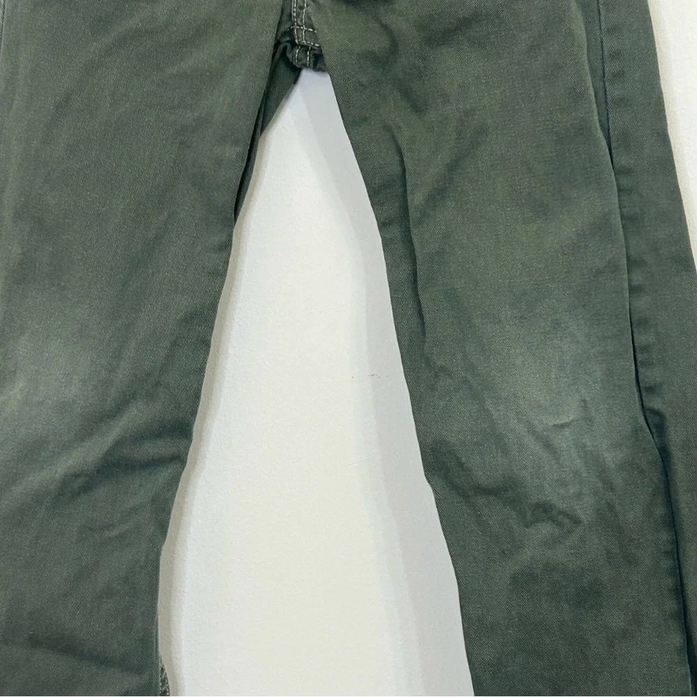 502. Gymboree kids boys Dark Green Denim Jeans size 6 adjustable waist